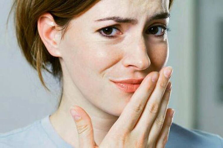 blogas burnos kvapas, kaip kūno parazitų simptomas